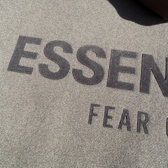 Fear of God Essentials Hoodie Black Stretch Limo Size XL - Picture 14 of 16